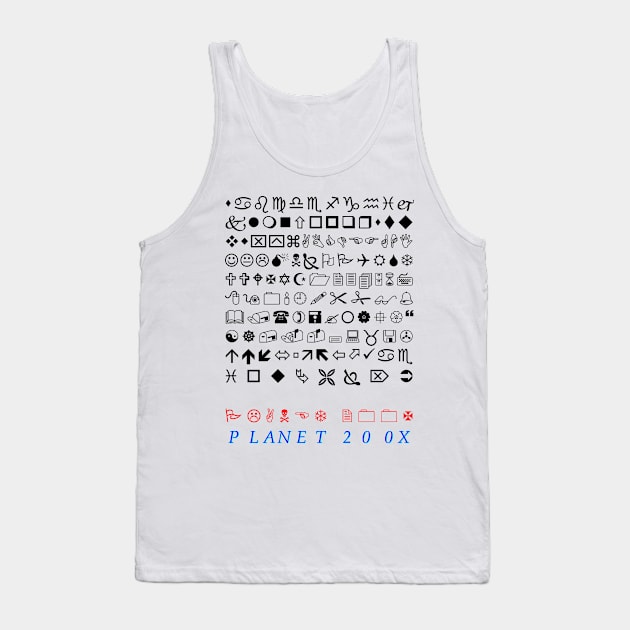 200X DINGBATS Tank Top by PLANET